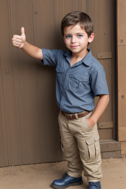 Hispanic child male with  brown hair