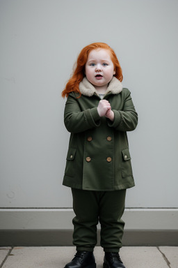 Russian infant girl with  ginger hair