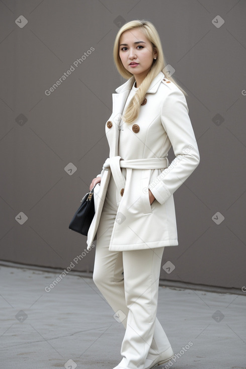 Uzbek adult female with  blonde hair