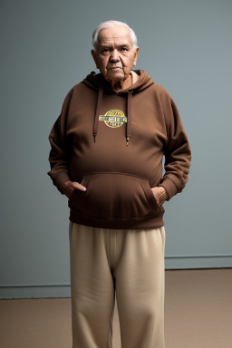 Brazilian elderly male with  brown hair