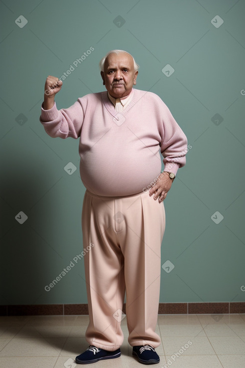 Omani elderly male with  ginger hair