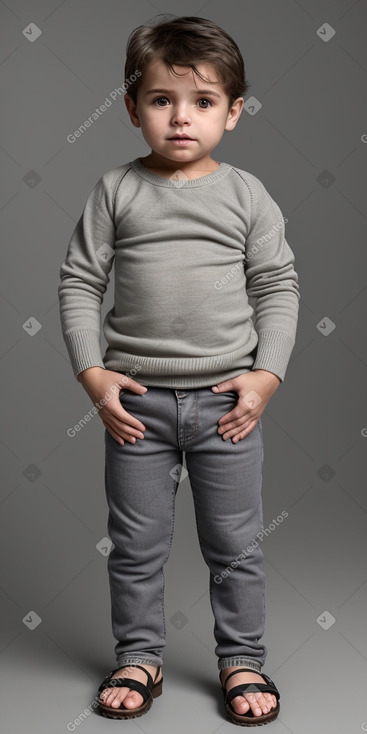 Uruguayan infant boy with  gray hair