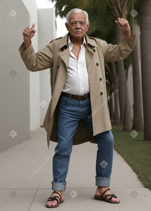 Mexican elderly male with  blonde hair