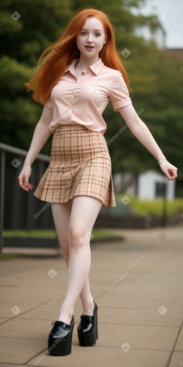 Adult female with  ginger hair