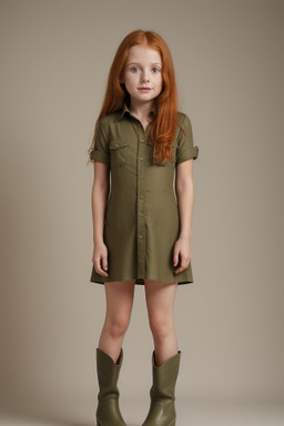 Child female with  ginger hair