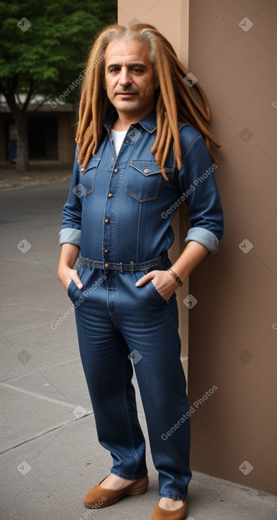 Lebanese middle-aged male with  ginger hair