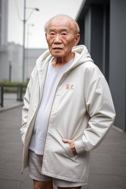 Chinese elderly male with  ginger hair