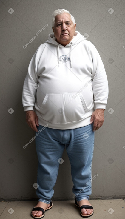 Uruguayan elderly male with  white hair