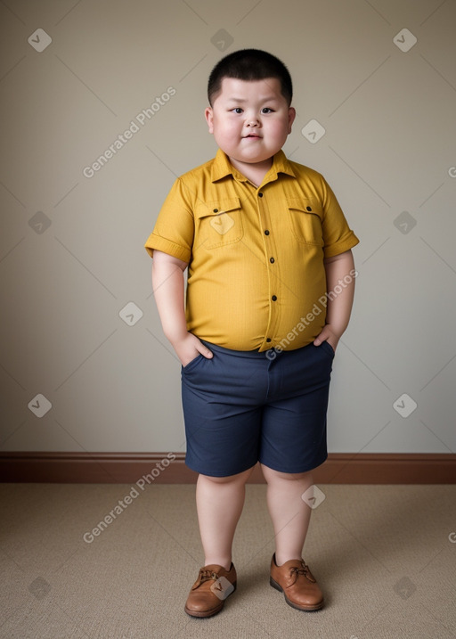 Mongolian child boy 