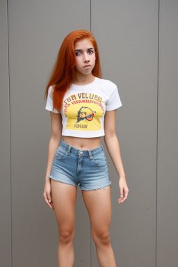 Venezuelan teenager girl with  ginger hair