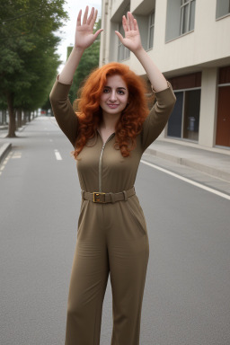 Iranian adult female with  ginger hair