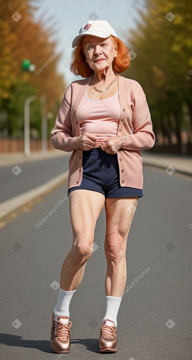 Hungarian elderly female with  ginger hair