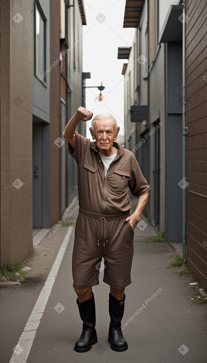 Danish elderly male with  brown hair