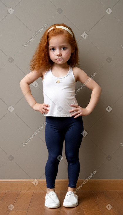 Guatemalan infant girl with  ginger hair