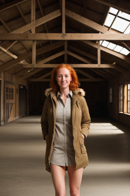 Belgian adult female with  ginger hair