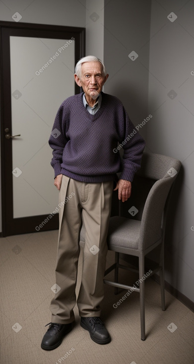 Elderly male with  gray hair