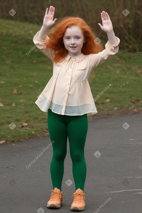 Irish child female with  ginger hair