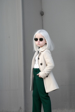 Irish infant girl with  white hair