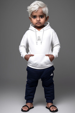 Sri lankan infant boy with  white hair