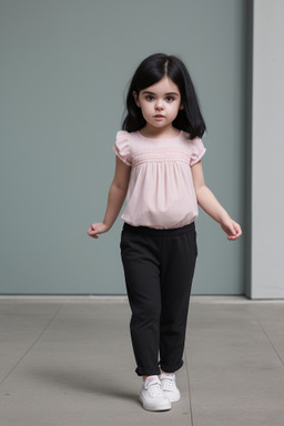 Australian infant girl with  black hair