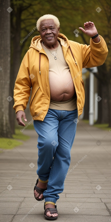 Jamaican elderly male with  ginger hair