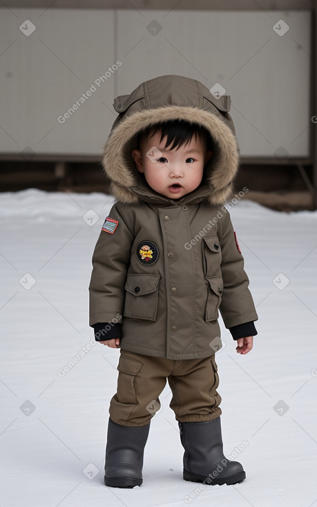 Mongolian infant boy 