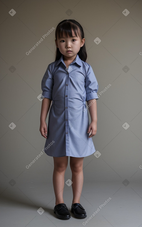 Mongolian child girl 