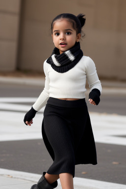 Dominican infant girl with  black hair