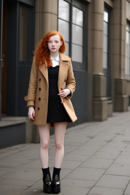 Czech young adult female with  ginger hair