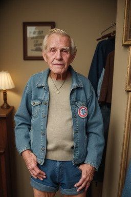 Costa rican elderly male with  blonde hair