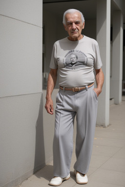 Macedonian elderly male with  gray hair