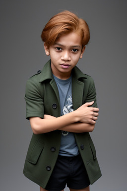 Nepalese child male with  ginger hair