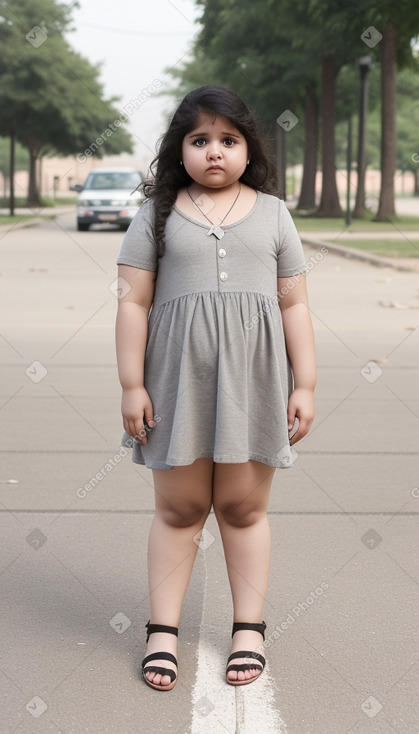 Pakistani infant girl with  gray hair