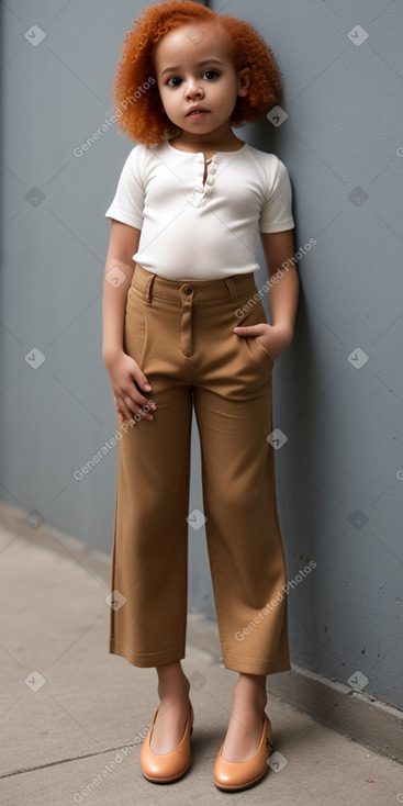 Dominican infant girl with  ginger hair