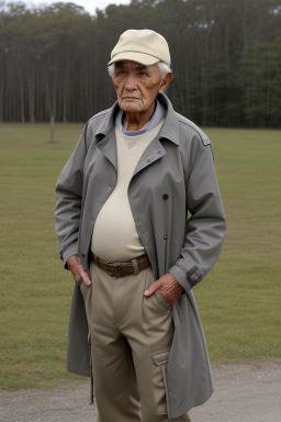 Bolivian elderly male with  gray hair