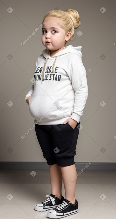 Lebanese infant girl with  blonde hair