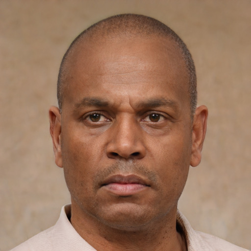 Neutral latino adult male with short  brown hair and brown eyes