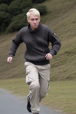 New zealand adult male with  blonde hair