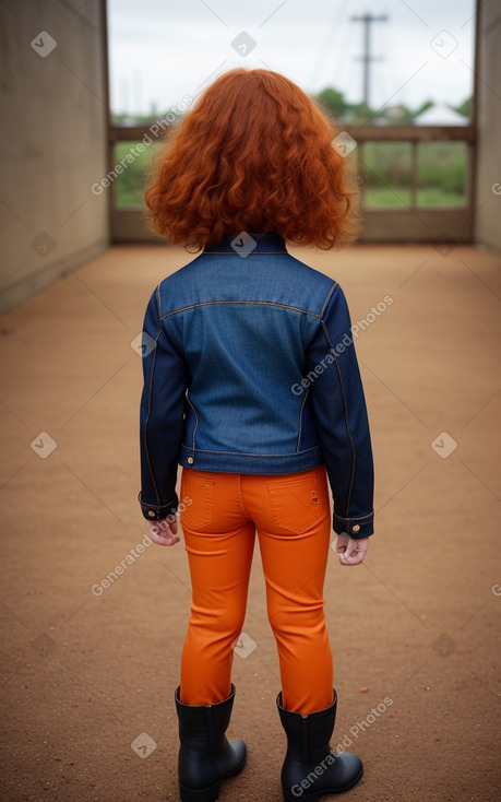 Child female with  ginger hair