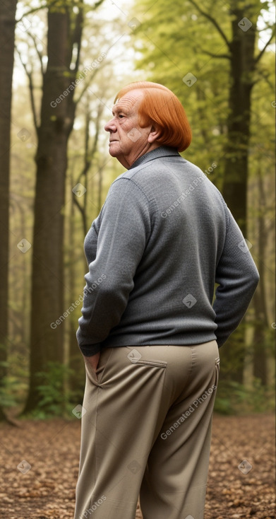 Ecuadorian elderly male with  ginger hair