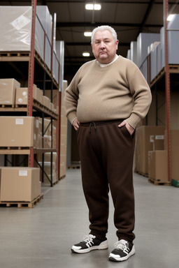 Czech elderly male with  brown hair