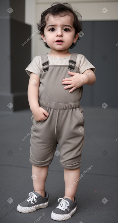 Armenian infant boy with  gray hair