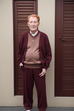 New zealand elderly male with  ginger hair