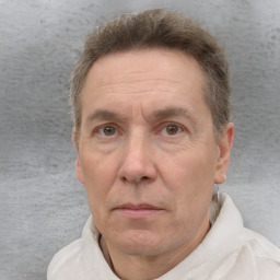 Neutral white adult male with short  brown hair and brown eyes