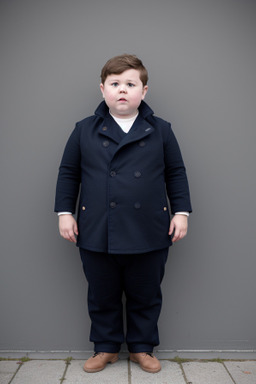 British child boy with  brown hair