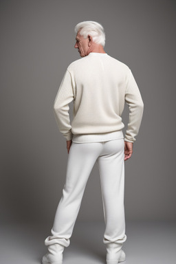 Belarusian elderly male with  white hair