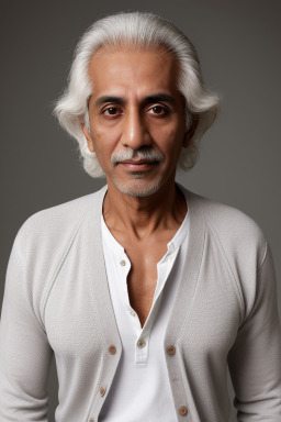 Saudi arabian 45 years male with  white hair