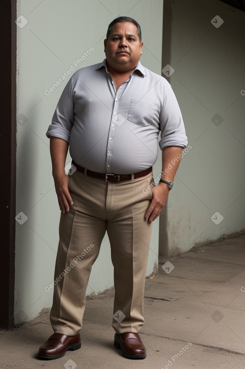 Nicaraguan middle-aged male with  brown hair