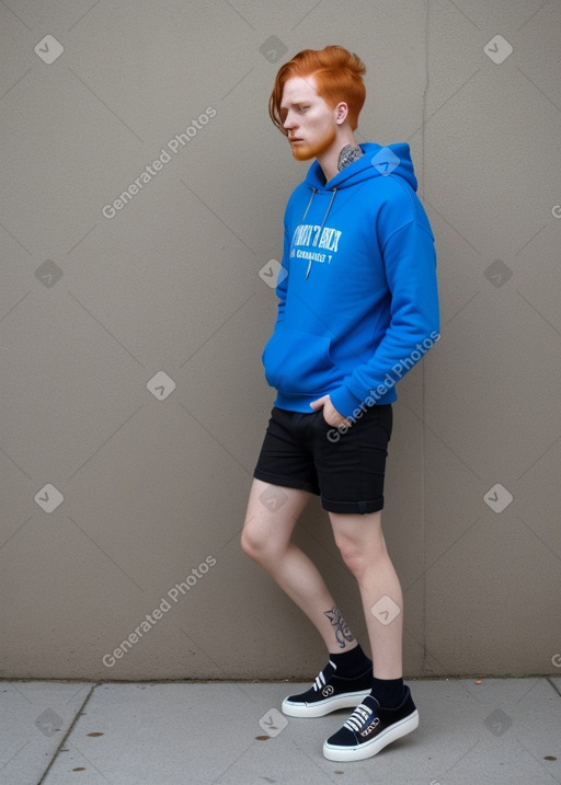 Uruguayan adult non-binary with  ginger hair