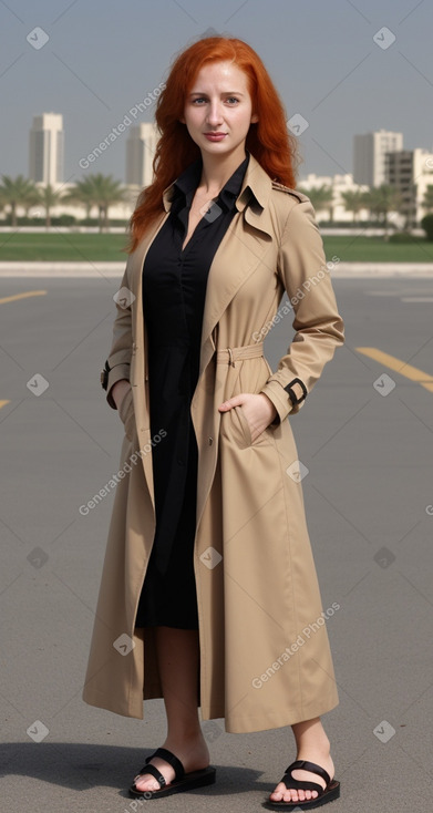 Emirati adult female with  ginger hair